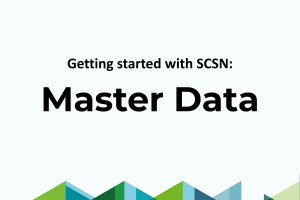 Getting started with SCSN: Master Data