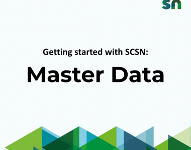 Getting started with SCSN: Master Data