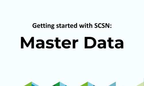 Getting started with SCSN: Master Data