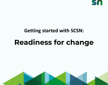 Getting started with SCSN, Readiness for change