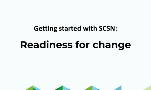 Getting started with SCSN, Readiness for change